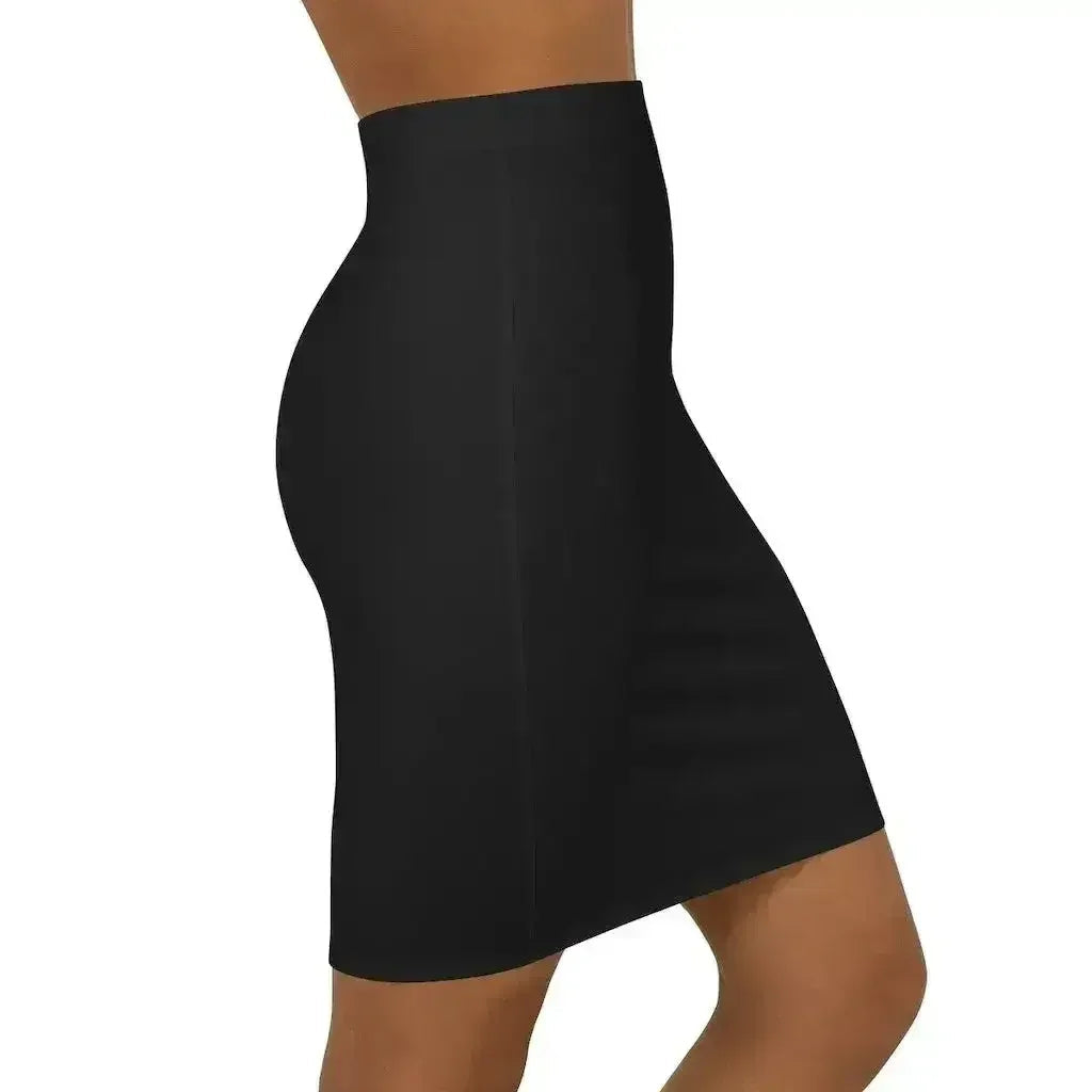Stretchy Black Pencil Skirt
