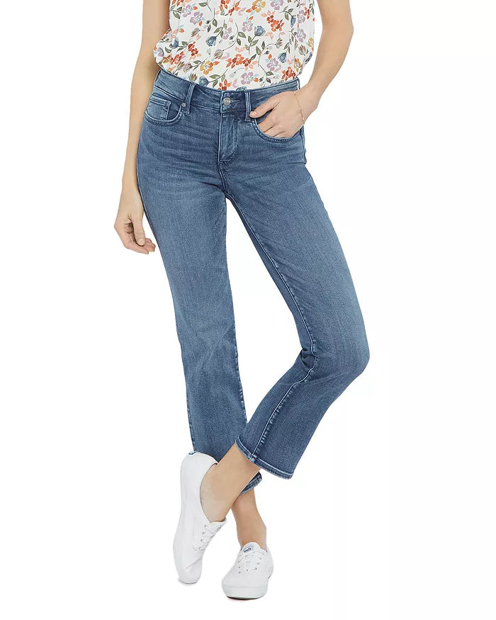 NYDJ Womens Marilyn Straight Ankle Jeans in Petite, Size 0P