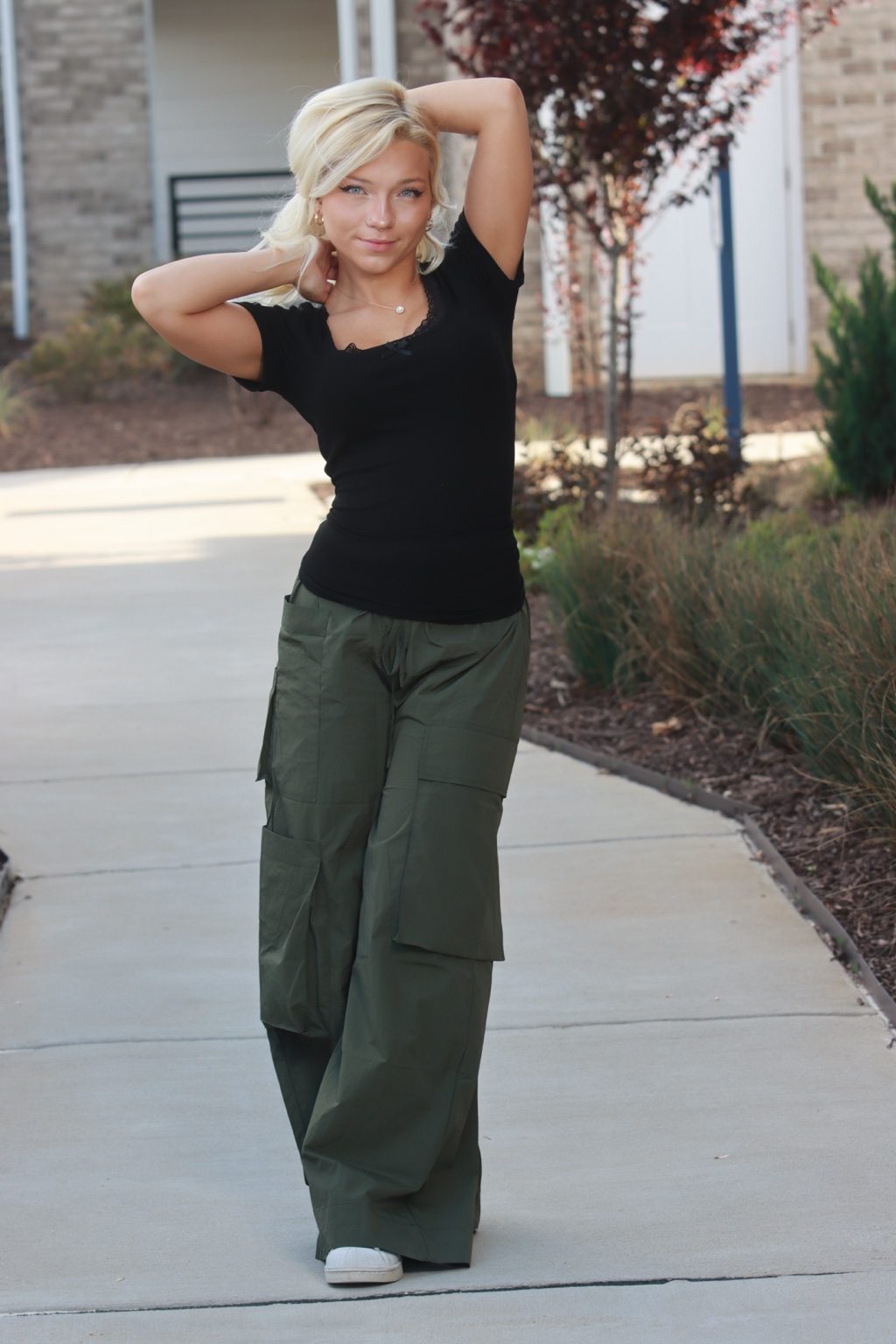 Archer Asymmetrical Pocket Wide Leg Cargos