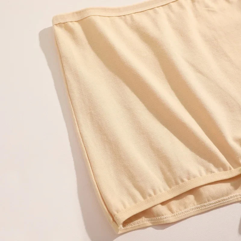 3PCS/SET Women Panties Cotton Seamless Sports Boxers Underwear Female Solid Color Briefs Cozy Lingerie Intimate Underpants XS-XL