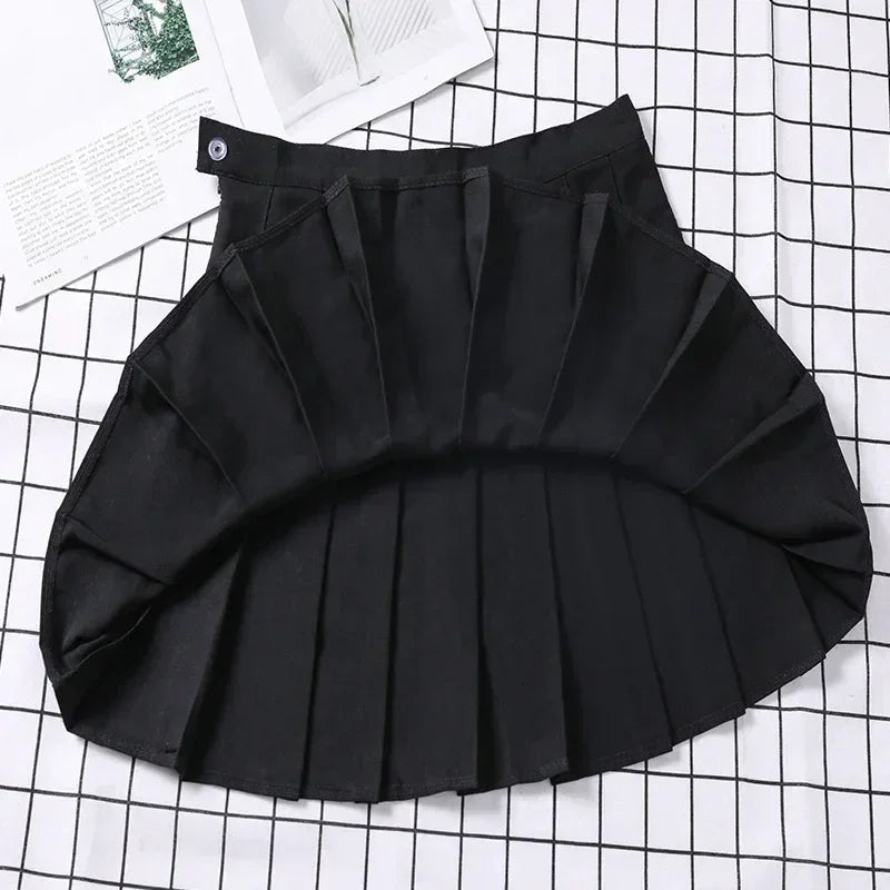 Korean Style Plaid Miniskirts