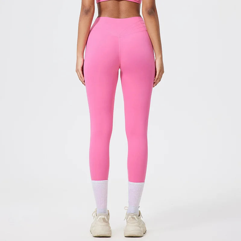 DIAS FIT JOY  Yoga Pants Fitness Women Cycling Gym Seamless Tights Sports Leggings High Waist Sexy Trousers Workout Sports Wear