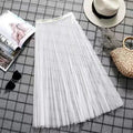 Transparent Tulle Maxi Skirt