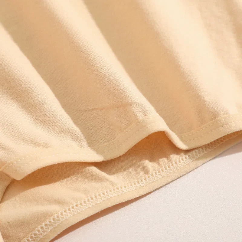 3PCS/SET Women Panties Cotton Seamless Sports Boxers Underwear Female Solid Color Briefs Cozy Lingerie Intimate Underpants XS-XL