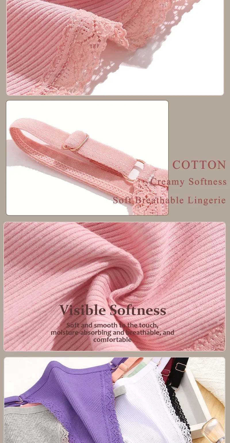 3Pcs/Set Cotton G-String Sexy Women Thong Adjustable Belt Seamless Panties Breathable Low Waist Lingerie Female Soft Solid Color