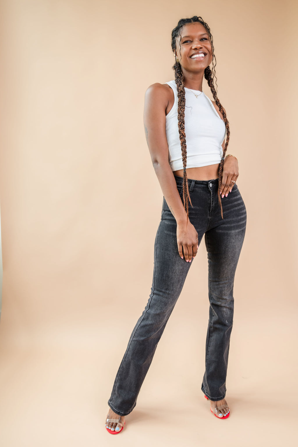 Tall Midnight Mist Bootcut Jeans - Final Sale