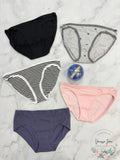 Jenni Womens Assorted Bikini Underwear 5-Pack + Bonus Gift