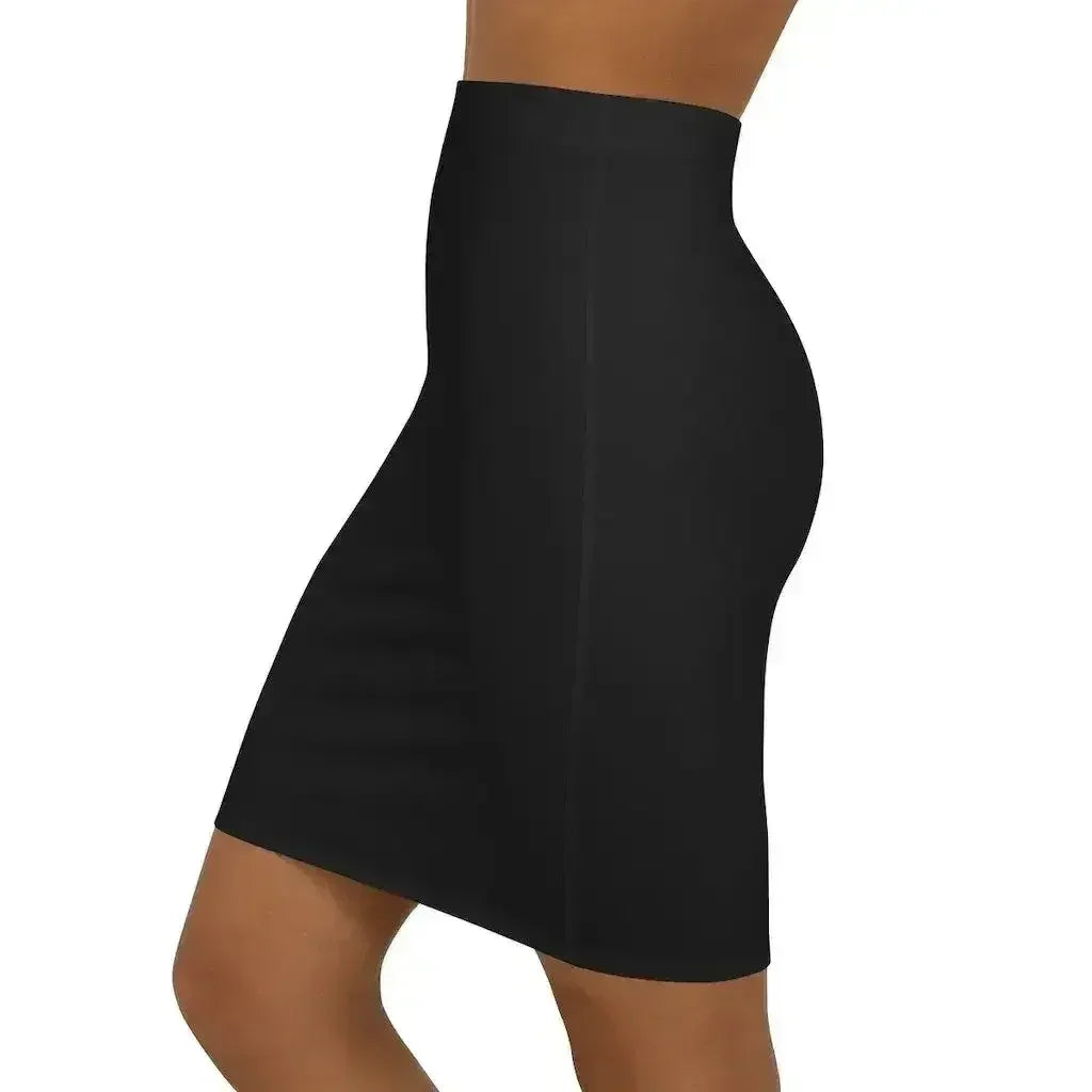 Stretchy Black Pencil Skirt