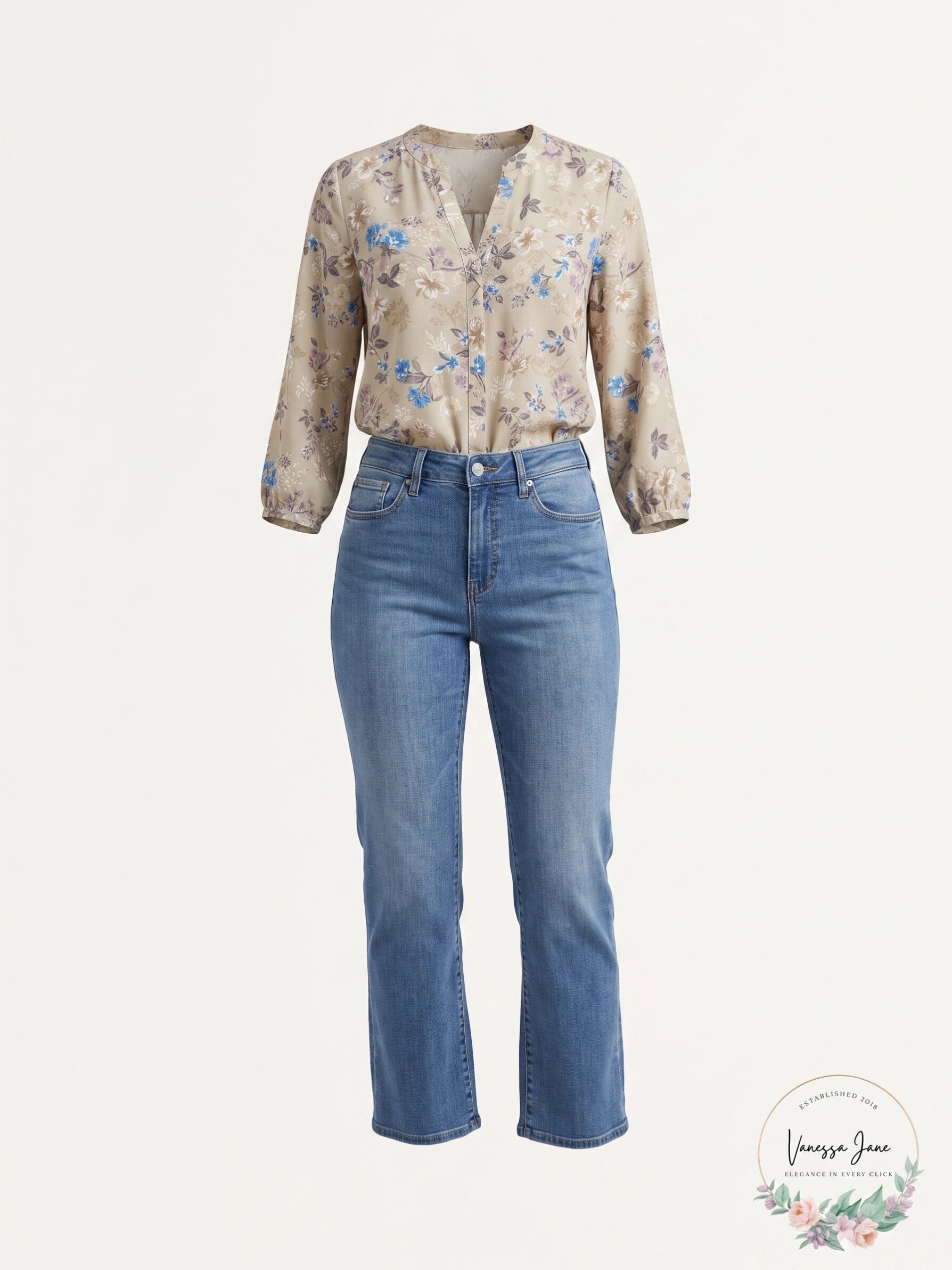 NYDJ Womens Marilyn Straight Ankle Jeans in Petite, Size 0P