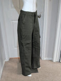 Universal Thread Olive Green Cargo Pants with Utility Pockets Women's 8